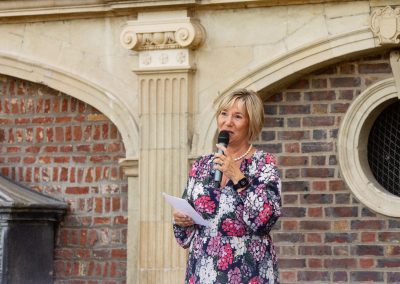 Speaker at Petals anniversary
